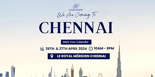 Hauptbild für Upcoming Dubai Real Estate Exhibition in Chennai