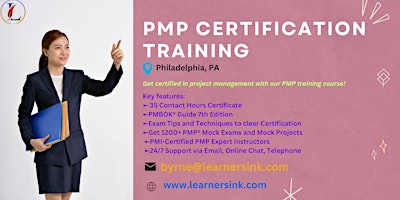 Primaire afbeelding van PMP Exam Prep Certification Training Courses in Philadelphia, PA