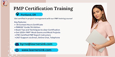 Primaire afbeelding van PMP Exam Prep Certification Training Courses in Portland, OR