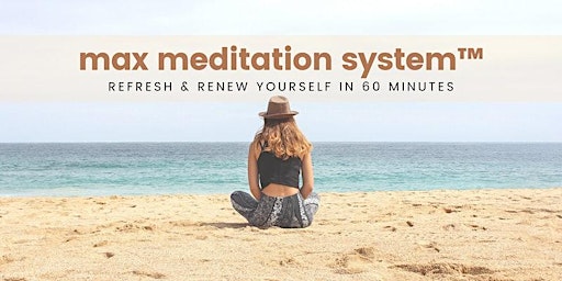 Imagem principal do evento Tranquil Tuesday MAX Meditation SystemTM