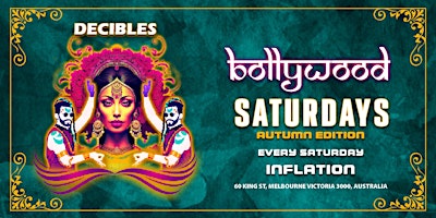 Imagem principal do evento Bollywood Saturday Night at Decibles Nightclub, Melbourne