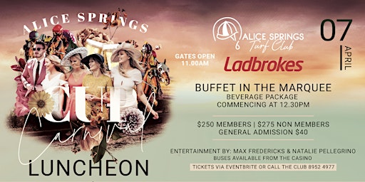 Primaire afbeelding van Ladbrokes Alice Springs Cup Day Luncheon