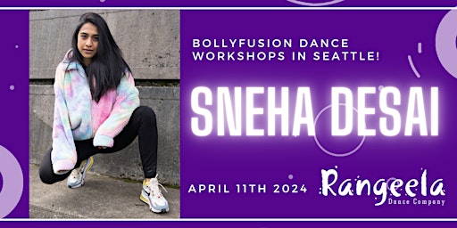 Hauptbild für Sneha Desai BollyFusion Workshop in Seattle