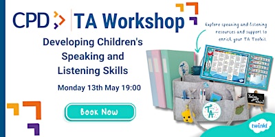 Imagen principal de TA Workshop: Developing Children's Speaking and Listening Skills