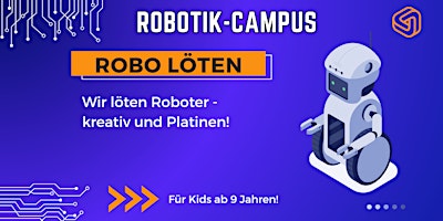 Imagem principal do evento FabLabKids: RobotikCampus - Robo löten