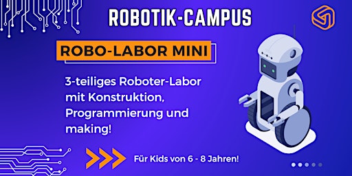 Imagem principal do evento FabLabKids: RobotikCampus - Robo-Labor MINI, 3-tägig