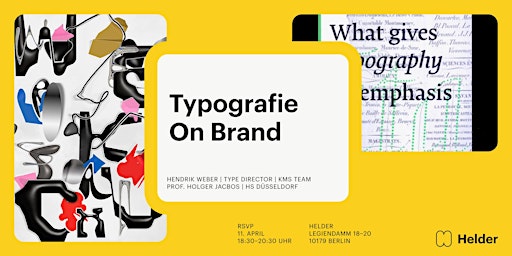 Hauptbild für Typografie On Brand