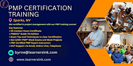 PMP Exam Prep Certification Training Courses in Sparks, NV