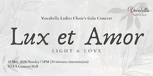 Primaire afbeelding van Vocabella Ladies Choir: Lux et Amor