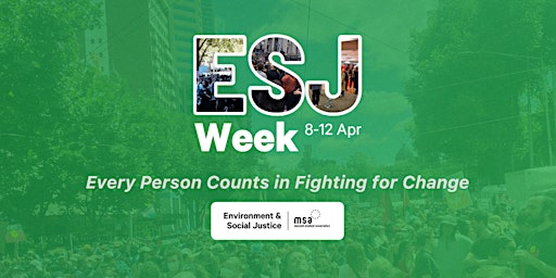 Clear it Up, Clean UP, Monash!  MSA ESJ Week primary image