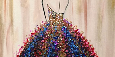Primaire afbeelding van Dazzling Dress - Paint and Sip by Classpop!™