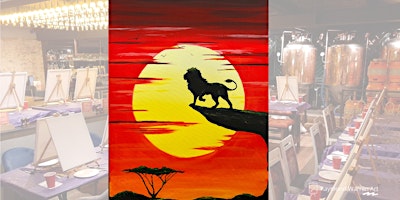 Image principale de Charity Paint `Night - 'Lion King'