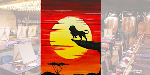 Primaire afbeelding van Charity Paint `Night - 'Lion King'