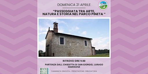 Imagem principal do evento Passeggiata tra arte, natura e storia