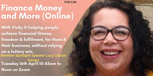 Primaire afbeelding van Finance, Money & More  with Vicky O  (online)