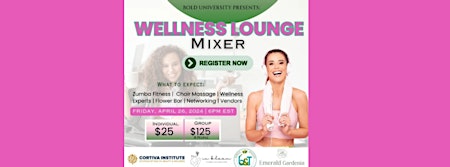Imagem principal do evento Wellness Lounge Mixer
