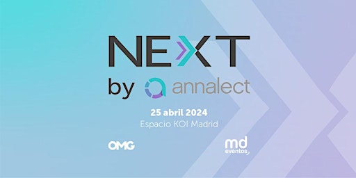 Imagem principal do evento NEXT BY  ANNALECT
