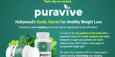 Puravive Reviews (User Experience Exposed) Is This Exotic Rice Hack Formula