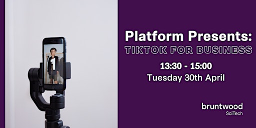 Imagem principal do evento Platform Presents: TikTok for Business