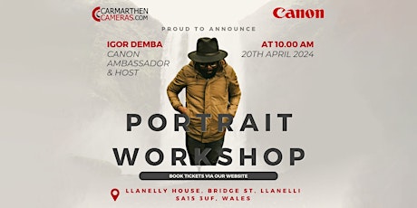 Igor Demba Portrait Workshop - Llanelly House, Llanelli, West Wales