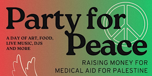 Imagem principal de PARTY FOR PEACE - Palestine fundraiser