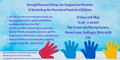 Primaire afbeelding van Straightforward Steps for Supportive Parents Workshop