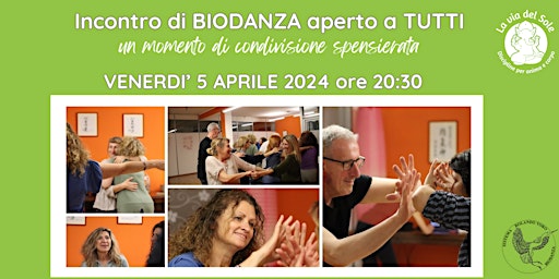 Hauptbild für Incontro di BIODANZA aperto a TUTTI