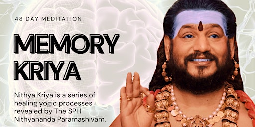 NITHYA KRIYA - MEMORY MEDITATION primary image