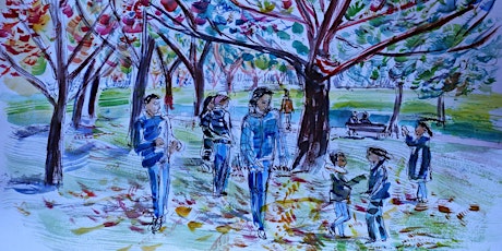 Sketching and Watercolour In Regents Park and St James Park