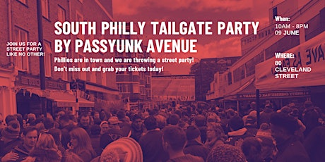 South Philly Tailgate Party by Passyunk Avenue