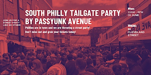 South Philly Tailgate Party by Passyunk Avenue primary image