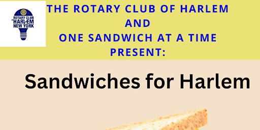 Sandwiches For Harlem primary image