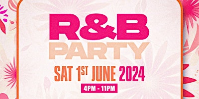 Imagem principal do evento R&B PARTY - Free Day Party