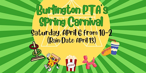 Primaire afbeelding van 2024 BES PTA's Spring Carnival & Silent Auction (Open to the Public)