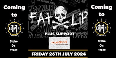 Hauptbild für Fat lip plus Paramore GB  Live at Eleven Stoke