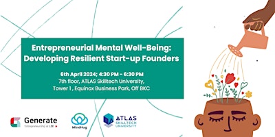 Imagen principal de Entrepreneurial Mental Well-Being: Developing Resilient Start-up Founders