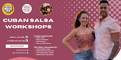 Hauptbild für CUBAN SALSA WORKSHOPS