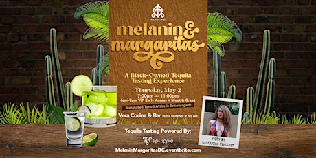 Melanin & Margaritas: Dinner Party & Black-owned Tequila Tasting Experience