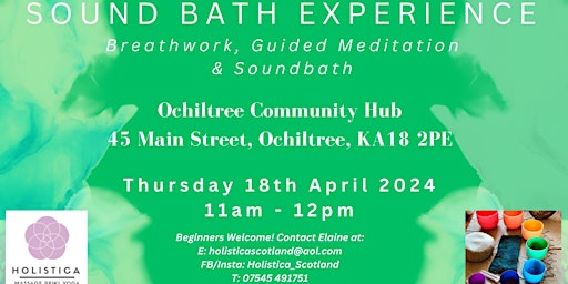 Immagine principale di Sound Bath Experience - Ochiltree 