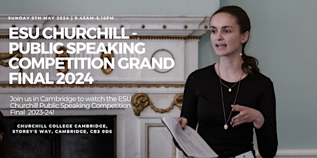 Hauptbild für ESU Churchill Public Speaking Competition Grand Final 2024