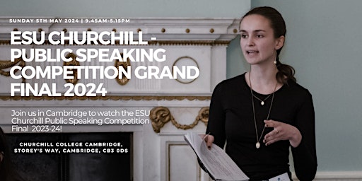 ESU Churchill Public Speaking Competition Grand Final 2024  primärbild