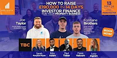 Immagine principale di How To Raise Your Next £190K In 14 Days For Your Property Business! 