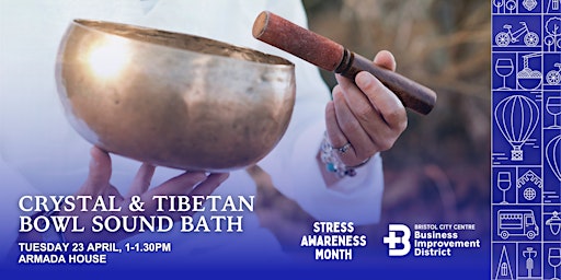 Imagem principal do evento Free Lunchtime Crystal & Tibetan Bowls Sound Bath Session