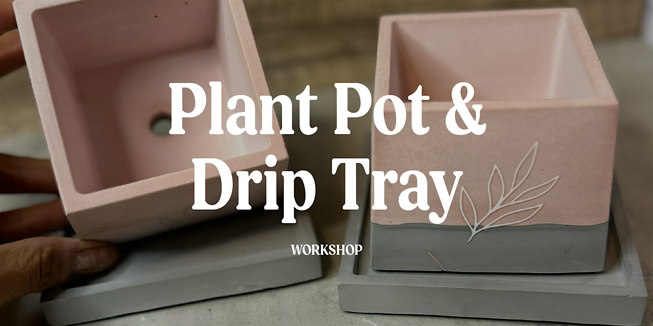 Plant Pot & Drip Tray Workshop