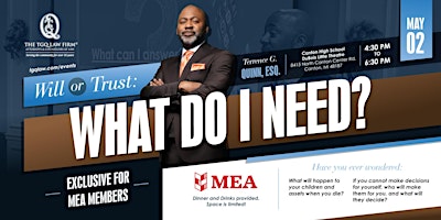 Imagen principal de Will or Trust - What Do I Need? MEA Exclusive Event