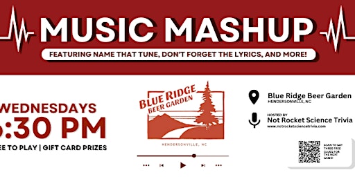 Hauptbild für Blue Ridge Beer Garden Music Mashup