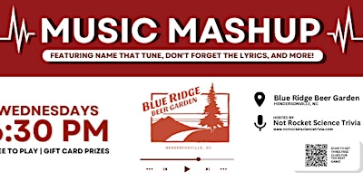 Primaire afbeelding van Blue Ridge Beer Garden Music Mashup