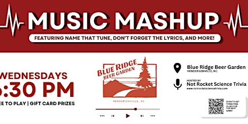 Imagen principal de Blue Ridge Beer Garden Music Mashup