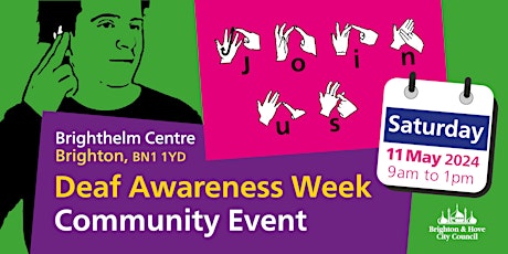 Deaf Awareness Week Community Event