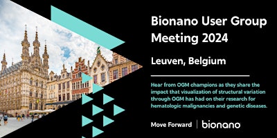 Primaire afbeelding van Bionano User Group Meeting  2024: Join us in Belgium!